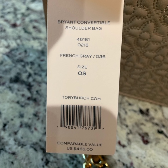 NWT Authentic Tory Burch Bryant Shoulder Bag - Picture 4 of 8
